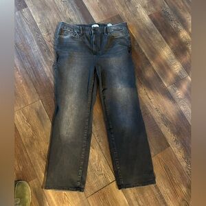 Good American always fits size 14-18 black jeans no tags, never worn